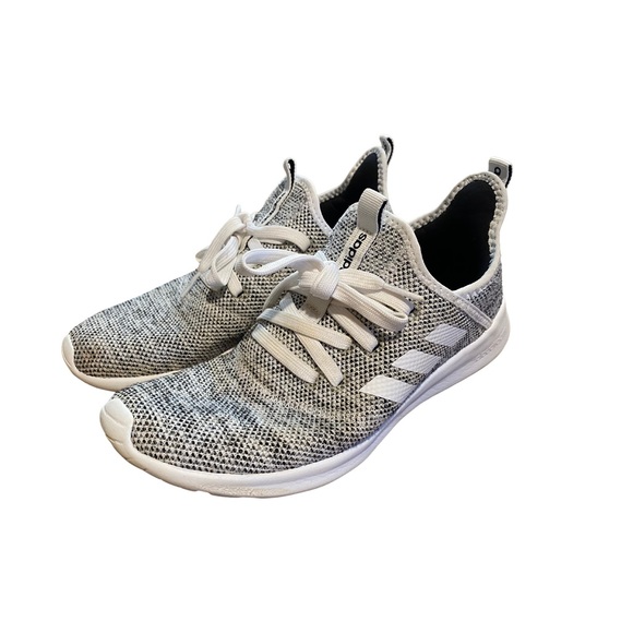 7.5 White Adidas Cloudfoam - Picture 1 of 4